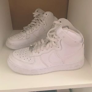 White Nike High tops